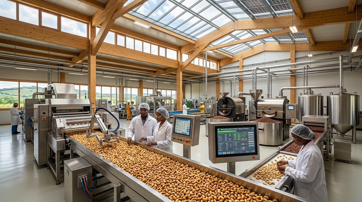 Modern food and agro-processing facility in West Africa